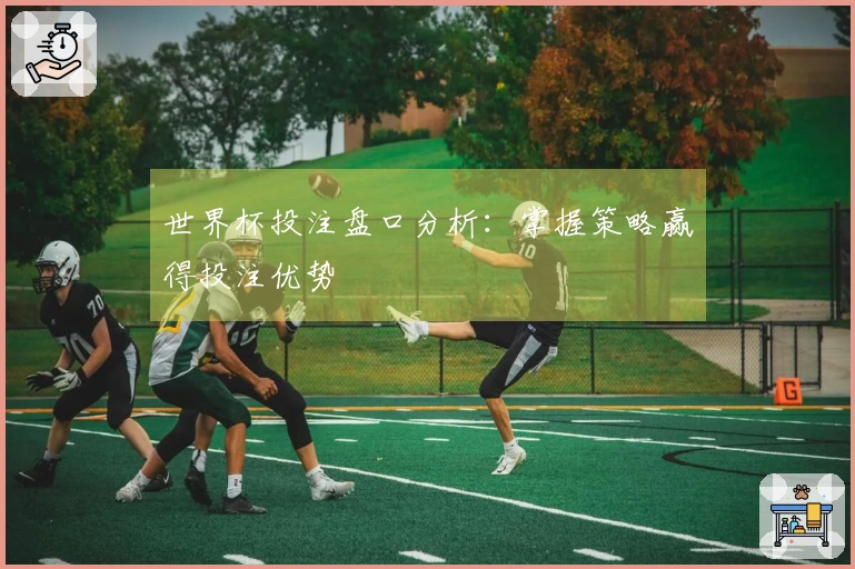 世界杯投注盘口分析：掌握策略赢得投注优势